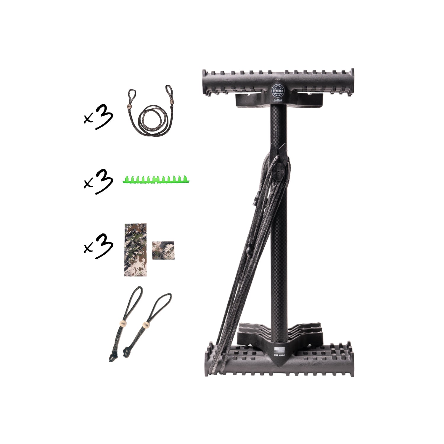 Carbon Synergy Climbing Sticks Complete Kit (3 Pack)