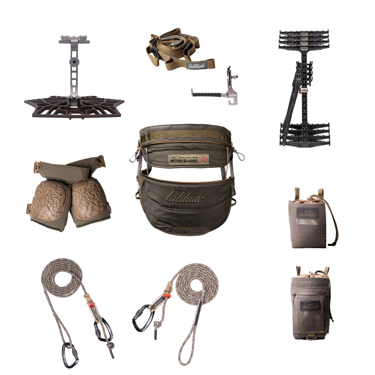 Method 3 Complete Saddle Kit - Ranger Green