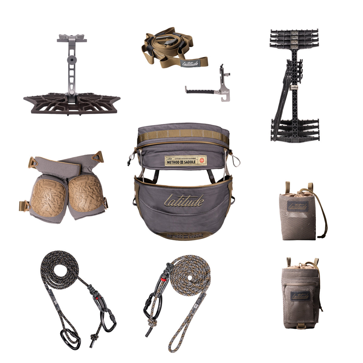 Method 3 Complete Saddle Kit - Gray