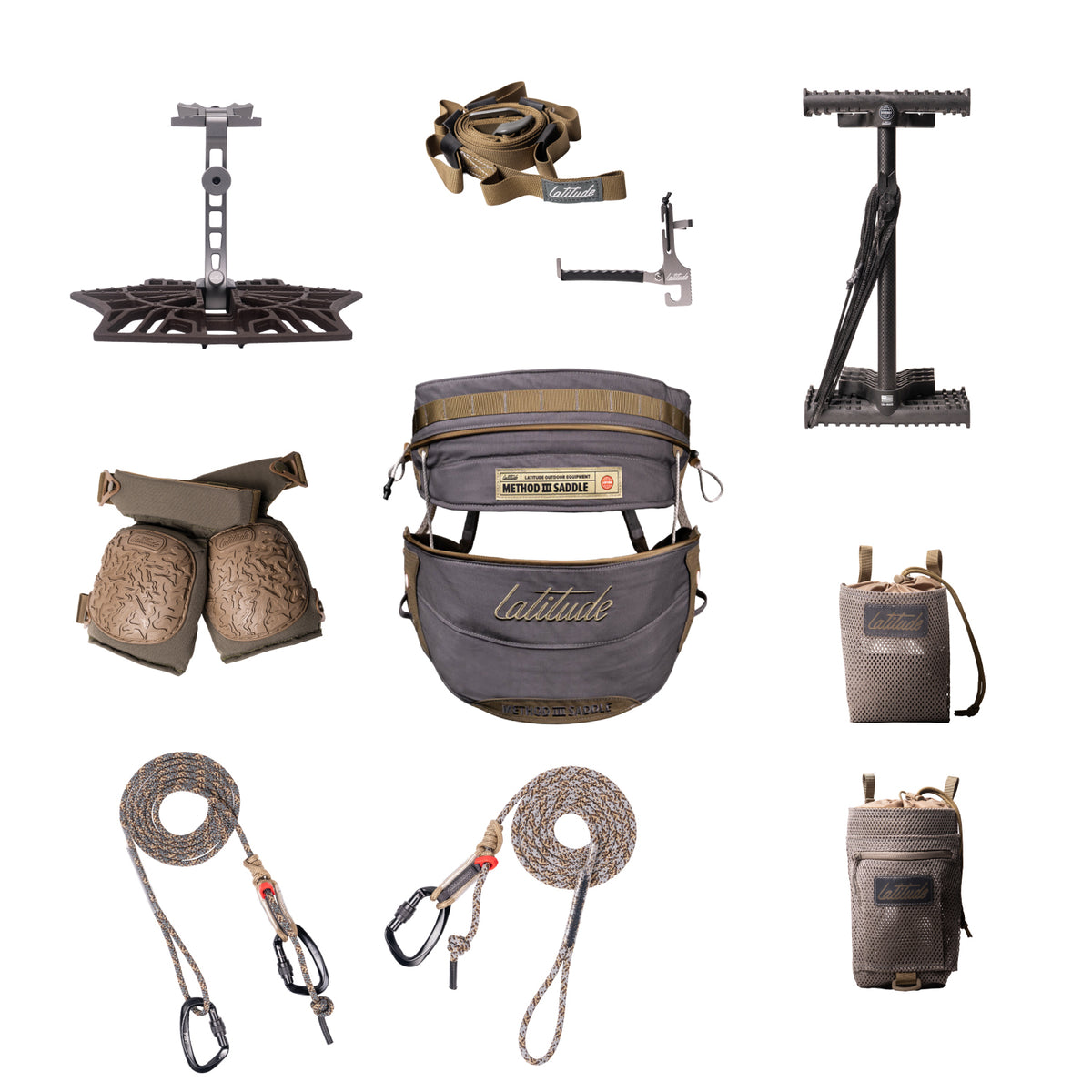 Method 3 Complete Saddle Kit - Gray