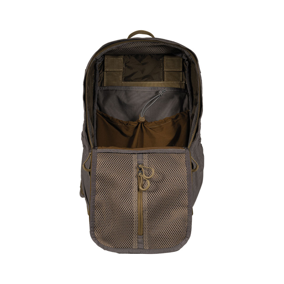 All Out Rucksack Luton 22 Liter – Harvest Check Design, Grau, Mit Reißverschluss