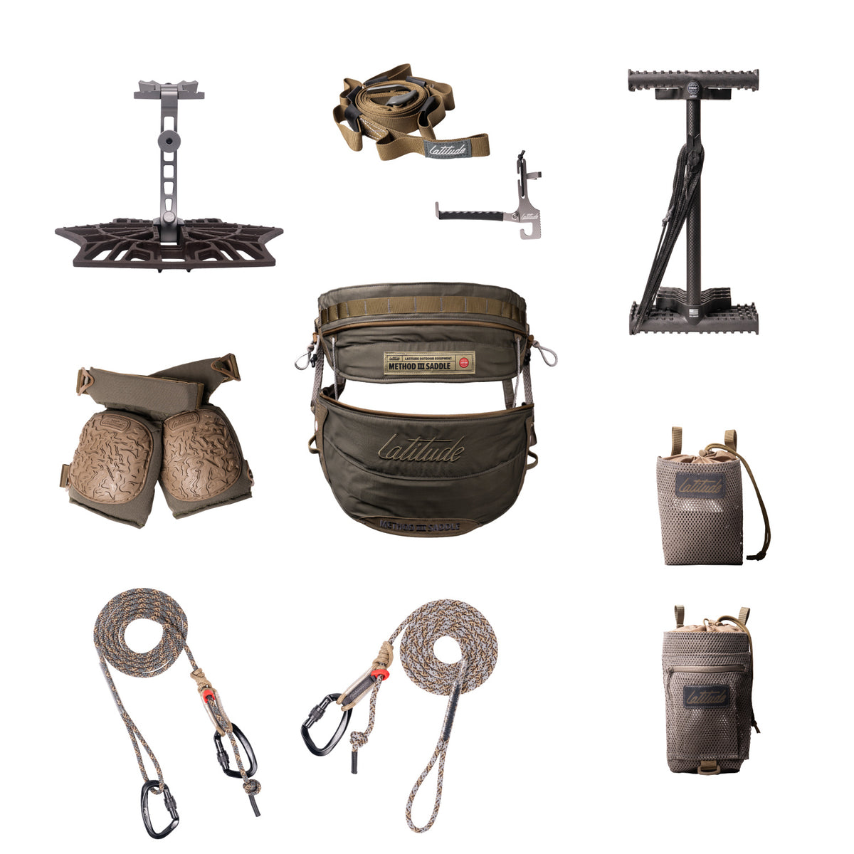 Method 3 Complete Saddle Kit - Ranger Green