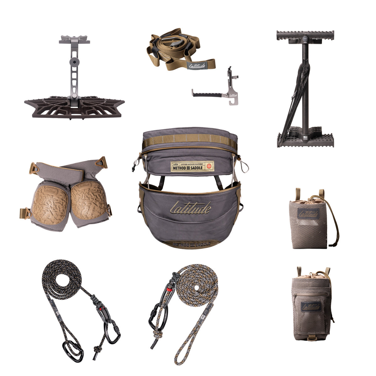 Method 3 Complete Saddle Kit - Gray